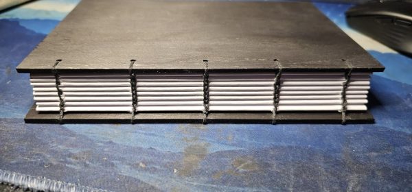 Handmade Wooden Notebook with Coptic Stitch Binding