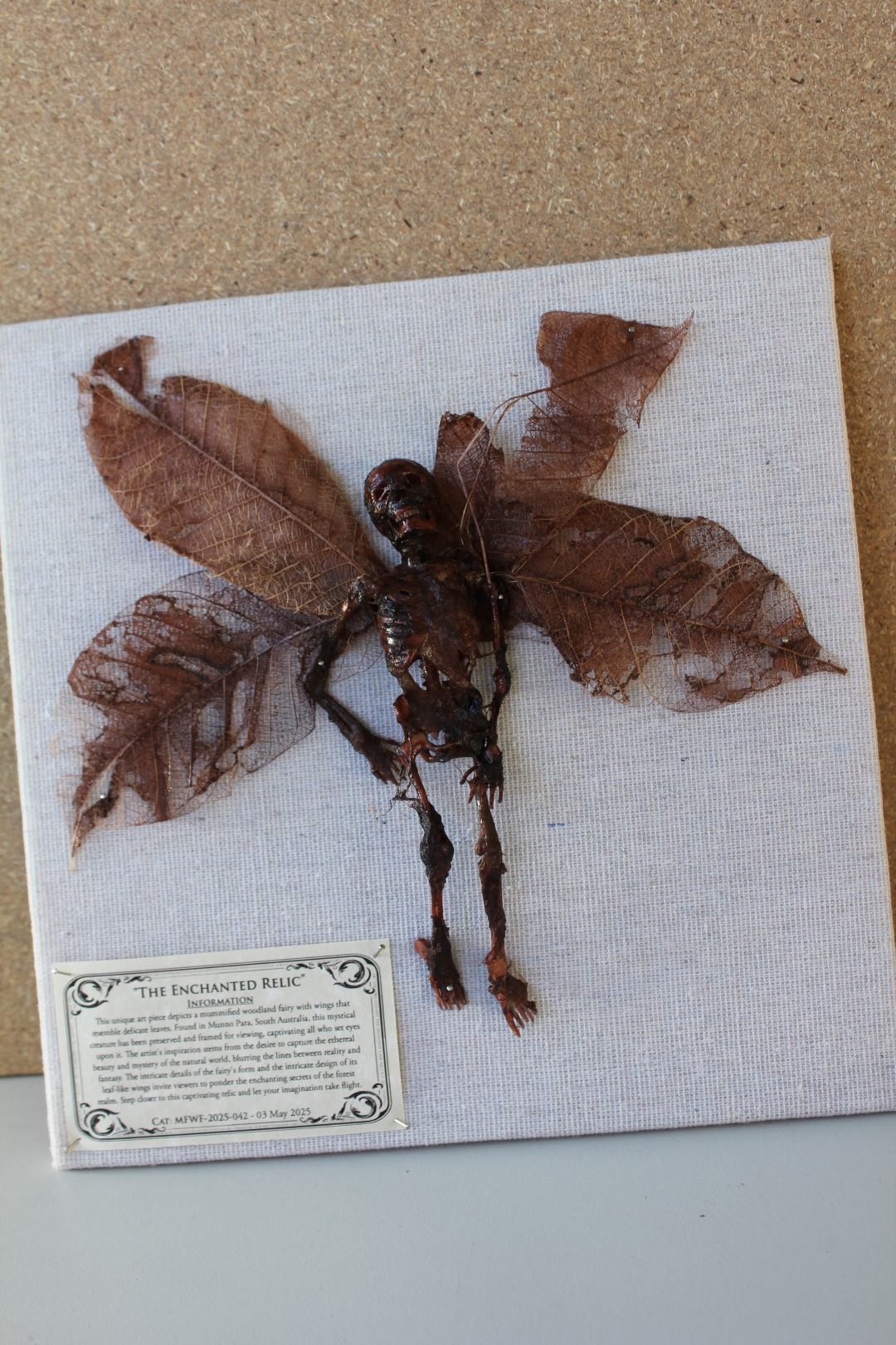The Enchanted Relic Mummified Fairy shadowbox