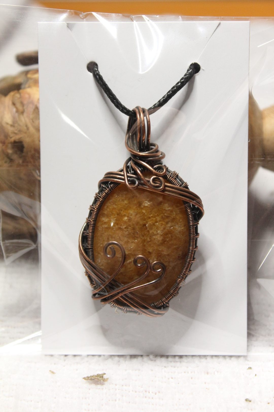 I got you Handcrafted Copper Wire Wrapped Pendants